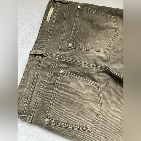 Anthropologie Pilcro and the Letterpress Green Corduroy Pants Parallel Size 27 - Picture 3 of 10